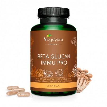 Vegavero Beta Glucan Complex 642 mg, 90 Capsule