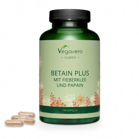 Vegavero Betain Plus 500 mg, 180 Capsule