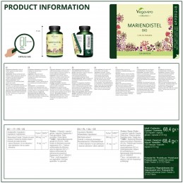 Organic Milk Thistle 470 mg, 120 Capsule (Lapte de ciulin), sustine functia hepatica, protejeaza si reface celulele hepatice Ben