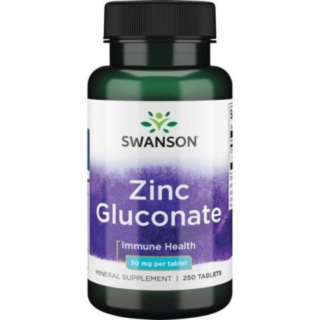 Swanson Zinc (Gluconate) 30mg - 250 tablete