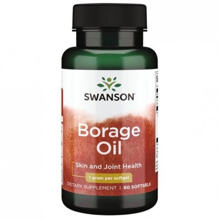 Swanson Borage Oil - 1000 mg, 60 capsule (Ulei Borago)