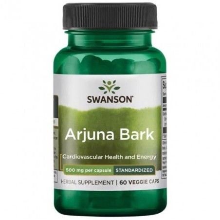 Swanson Arjuna 500 mg, 60 capsule