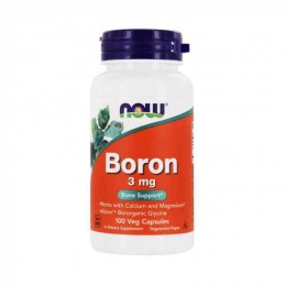 Boron 3mg - 100 capsule (accelereaza ameliorarea ranilor, imbunatateste sanatatea gingiilor si a dintilor) Beneficii bor (boron)