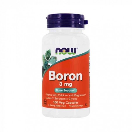 Now Foods Boron 3mg - 100 capsule