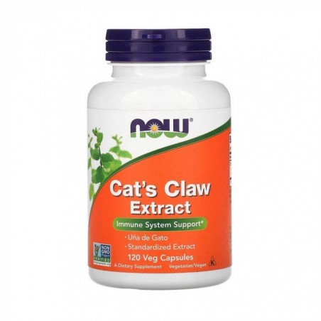 Now Foods, Cat’s Claw Extract (Gheara matei) - 120 capsule