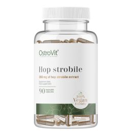 Hops Strobile VEGE 90 capsule (Hamei), este un supliment destinat celor care doresc sa aiba grija in mod natural de sanatate Ost