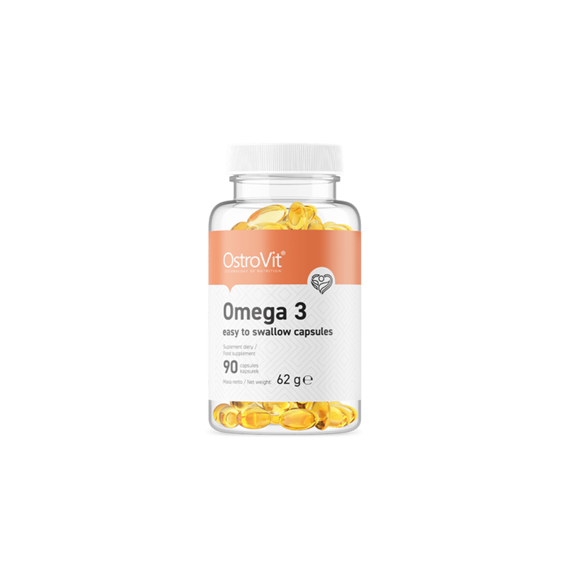 Omega 3 Easy to Swallow, 90 capsule, poate sustine sistemul cardiovascular si sistemul nervos Ce este OstroVit Omega 3 EASY TO S