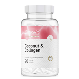 OstroVit Marine Collagen & MCT Oil from coconut, 90 capsule OstroVit Colagen marin &amp; Ulei MCT din nuca de cocos este un supl