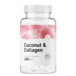 OstroVit Marine Collagen & MCT Oil from coconut, 180 capsule OstroVit Colagen marin &amp; Ulei MCT din nuca de cocos este un sup