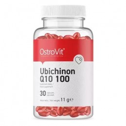 OstroVit Ubichinon Q10 100 mg, 30 Capsule Proprietatile ingredientelor continute in OstroVit Ubichinon Q10: Unul dintre cei mai 