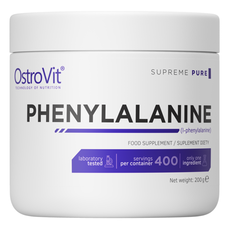 OstroVit Supreme Pure Phenylalanine, Fenilalanina pudra 200 grame