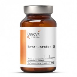 Beta-carotene 28 mg, 90 tablete, limiteaza impactul radicalilor liberi Proprietatile Beta-carotenului OstroVit Pharma


Daca int