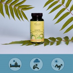 Supliment alimentar Organic Hemp & Hop Seed Oil, 60 Capsule (Ulei din seminte de canepa), Vegavero UN MOD NATURAL DE A VĂ CALMA
