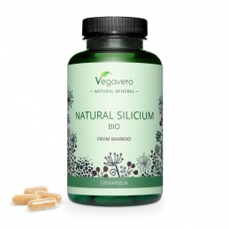 Supliment alimentar Organic Silicium, 120 Capsule (Siliciu Organic), Vegavero BENEFICII SILICIU: are un efect de intinerire asup