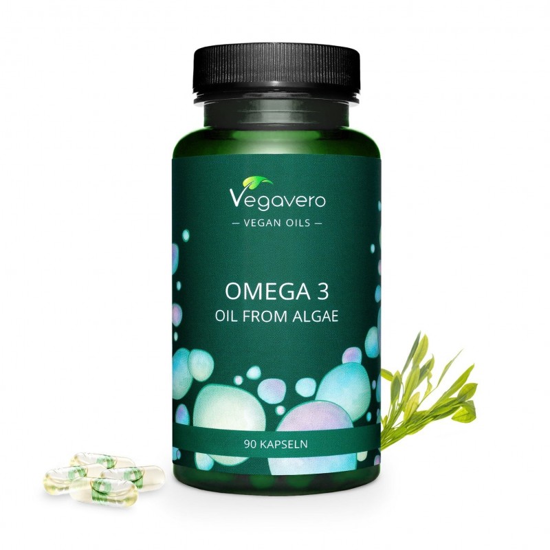 Supliment alimentar Omega 3 Oil, 90 Capsule, Vegavero BENEFICIILE OMEGA 3 ULEI DE PESTE: ofera un raport de 3:2 bazat pe dovezi 