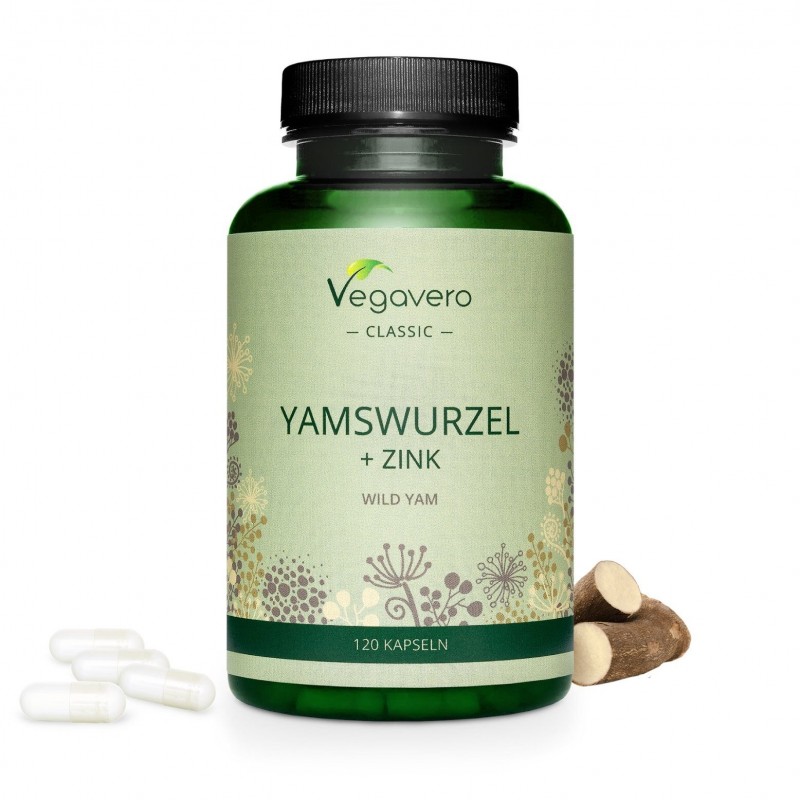 Supliment alimentar Wild Yam Root, 120 Capsule (Ignama Salbatica), Vegavero Beneficii ignama salbatica (Wild Yam)- poate stimula