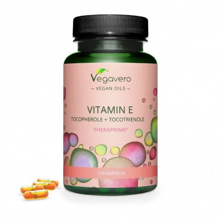 Vagevero Natural Vitamin E Oil, 90 Capsule (Ulei natural de Vitamina E)