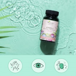 Supliment alimentar Natural Vitamin E Oil, 90 Capsule (Ulei natural de Vitamina E), Vegavero SUPLIMENT NATURAL &amp; VEGAN DE VI