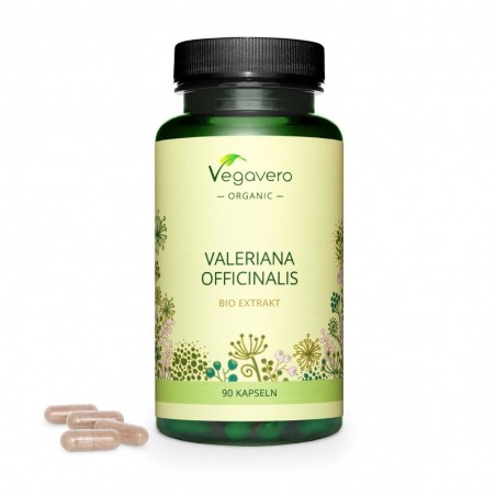 Vegavero Organic Valerian Root Extract, 90 Capsule (Extract din radacina de valeriana)