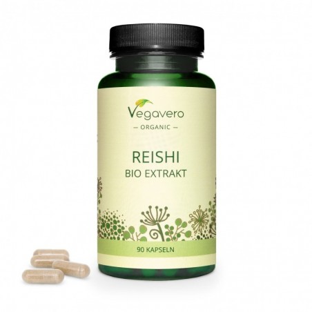 Vegavero Organic Reishi 600 mg, 60 Capsule