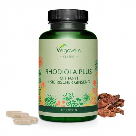 Vegavero Rhodiola Plus, 120 Capsule