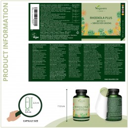 Supliment alimentar Rhodiola Plus, 120 Capsule, Vegavero Beneficii Rhodiola: excelent in ameliorarea disfunctiei sexuale masculi