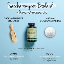 Supliment alimentar Saccharomyces boulardii, 120 Capsule, Vegavero FORMULA SINERGICA
Produsul nostru de mare putere ofera 6 mili