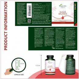 Supliment alimentar Sugar Balance Complex 120 Capsule (Echilibrul zaharului), Vegavero Proprietati ale ingredientelor: Ajuta la 