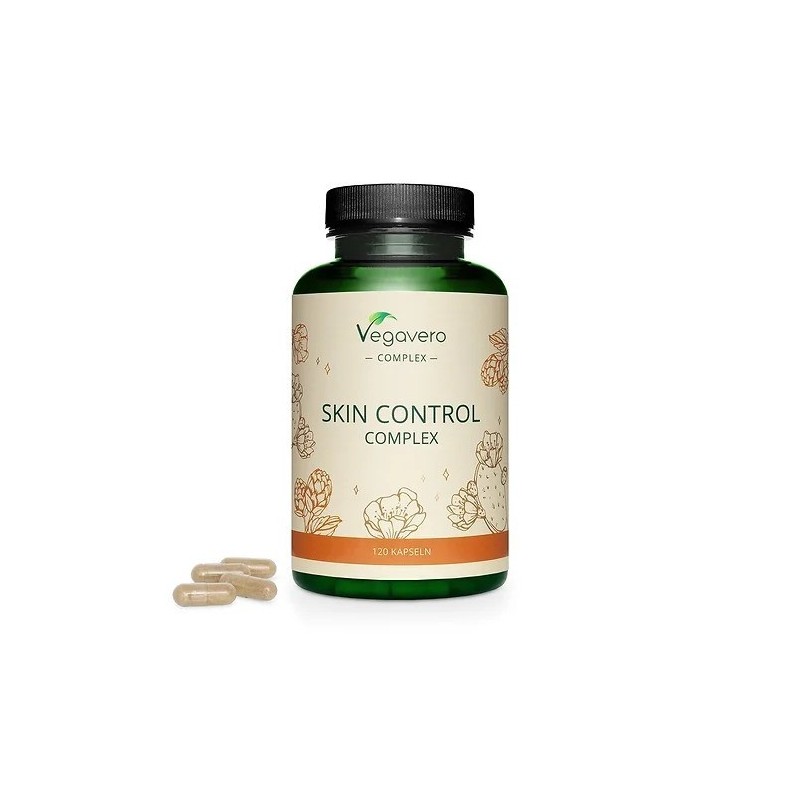 Supliment alimentar Skin Control Complex, 120 Capsule (pentru piele), Vegavero FORMULĂ UNICĂ
Complexul nostru Skin Control este 