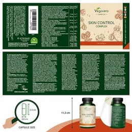 Supliment alimentar Skin Control Complex, 120 Capsule (pentru piele), Vegavero FORMULĂ UNICĂ
Complexul nostru Skin Control este 