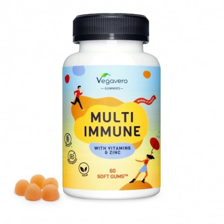 Vegavero Multivitamin Immune Gums, 60 Gume (multivitamine pentru imunitate)