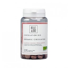 Belle&Bio Circulation Bio, 120 Capsule (tonic venos, ajuta in cazul picioarelor grele si obosite) BENEFICII CIRCULATION BIO: ton